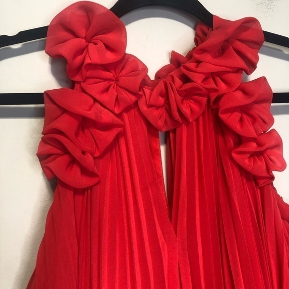 Bcbgmaxazria Arabella Pleated Cocktail Dress, size XS - Picture 3 of 10